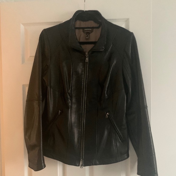 LEATHER JACKET - Picture 1 of 5